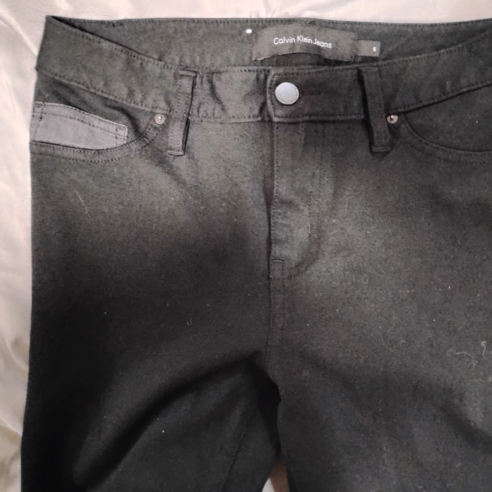 Calvin Klein Women's Black Pants Size 6 - Picture 3 of 9